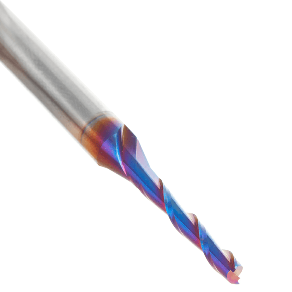 3mm x 63mm Up-Cut Spektra Extreme Tool Life Coated Spiral Plunge Bit, 2-Flute, 6mm Shank Alt 4 - Image