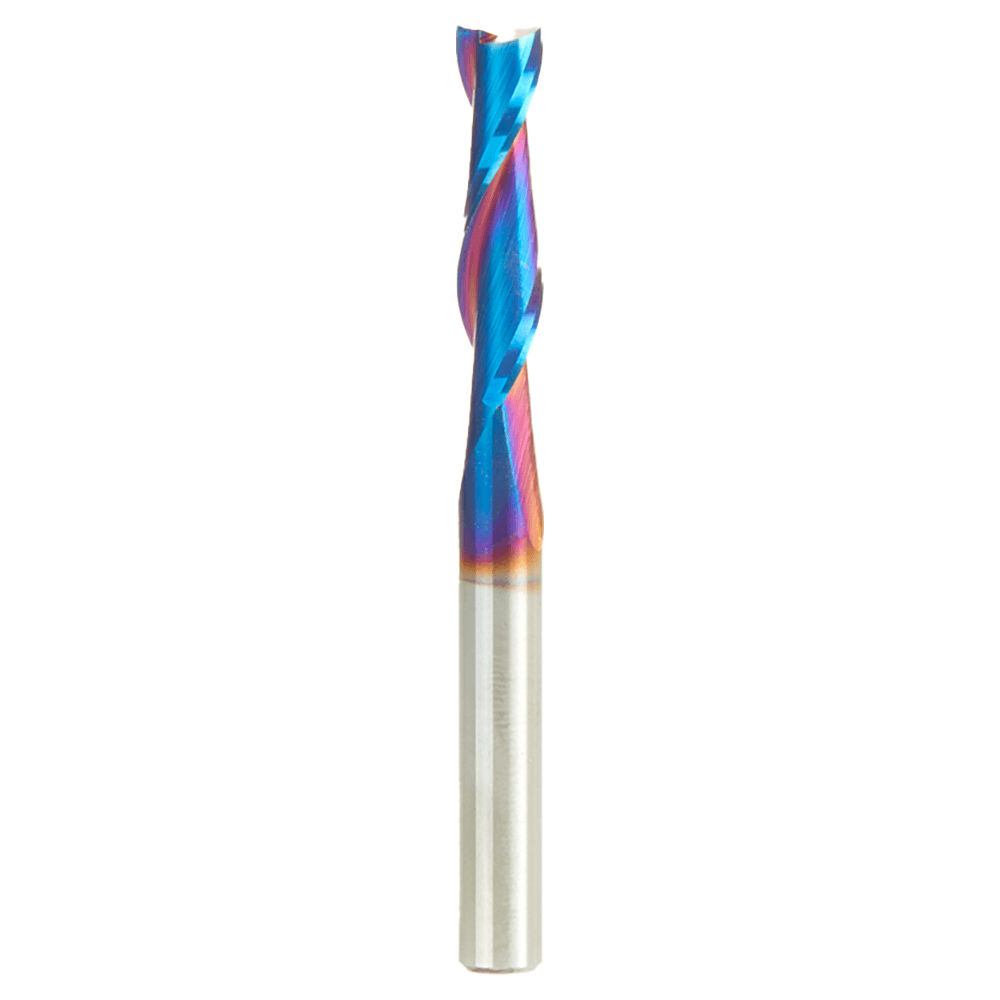 6mm x 63mm Up-Cut Spektra Extreme Tool Life Coated Spiral Plunge Bit, 2-Flute, 6mm Shank Alt 1 - Image