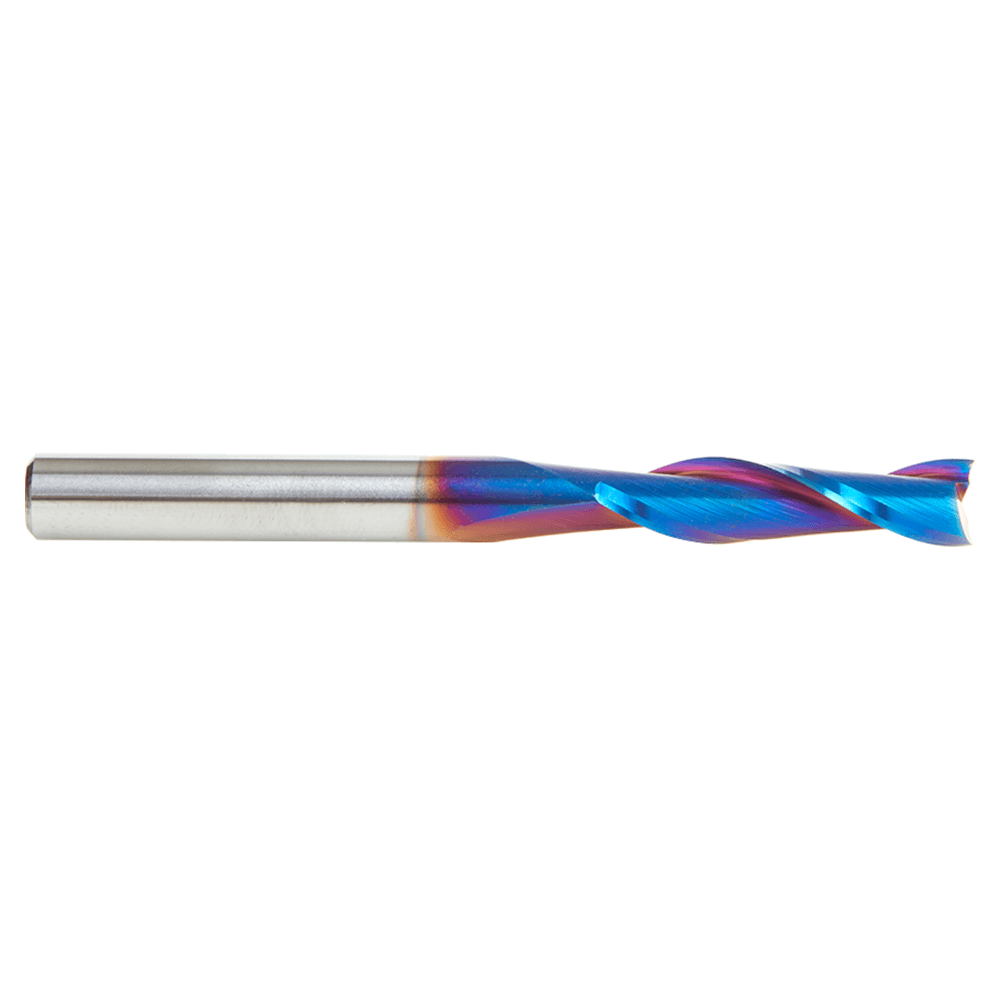 6mm x 63mm Up-Cut Spektra Extreme Tool Life Coated Spiral Plunge Bit, 2-Flute, 6mm Shank Alt 2 - Image