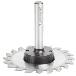4" x 20 Teeth Flash Mounting Plastic Trim Saw Blade/Arbor System with 1/2" Shank - Main Image