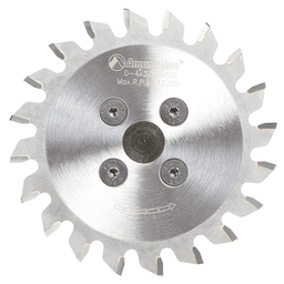 4" x 20 Teeth Flash Mounting Plastic Trim Saw Blade/Arbor System with 1/2" Shank - Alt Image 2