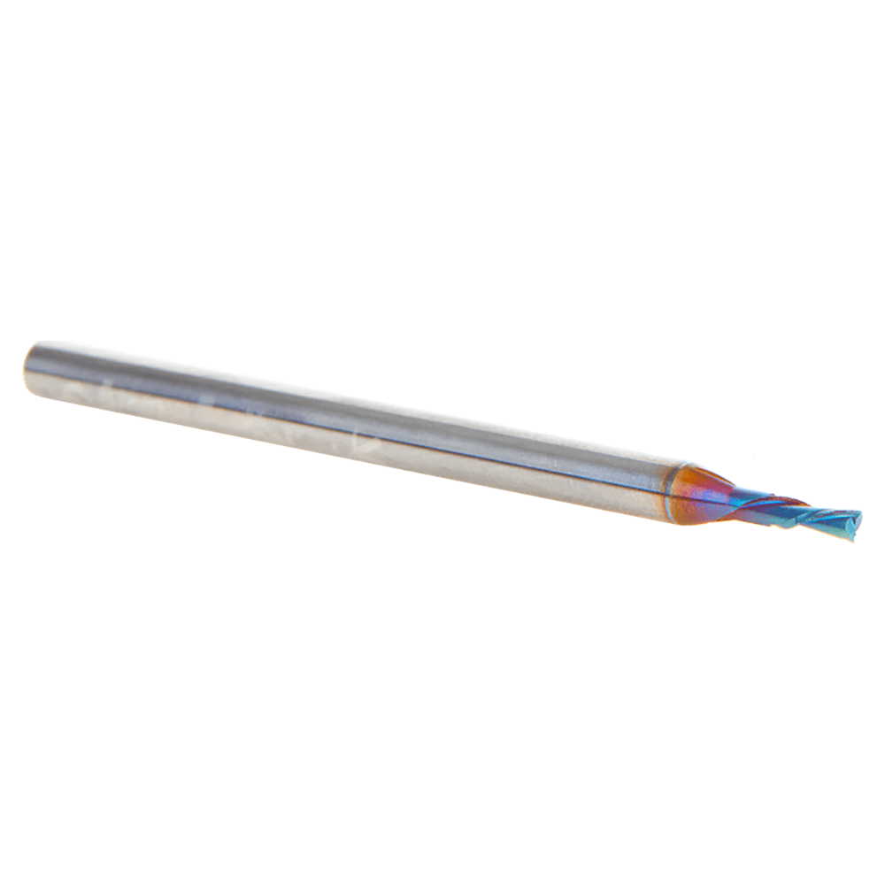 48210-K 1.5mm x 50mm Down-Cut Spektra Extreme Tool Life Coated Spiral Plunge Bit, 2-Flute, 3mm Shank Alt 2 - Image
