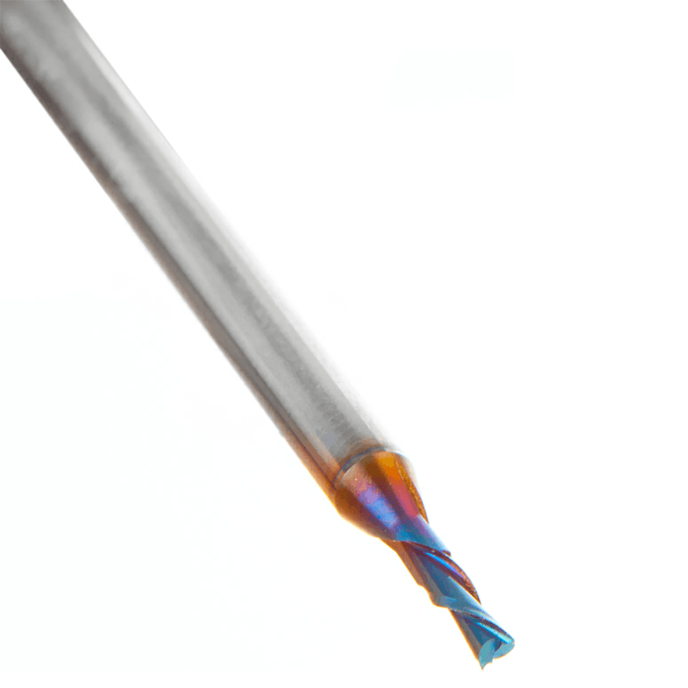 48210-K 1.5mm x 50mm Down-Cut Spektra Extreme Tool Life Coated Spiral Plunge Bit, 2-Flute, 3mm Shank Alt 3 - Image