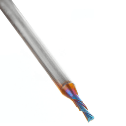 48210-K 1.5mm x 50mm Down-Cut Spektra Extreme Tool Life Coated Spiral Plunge Bit, 2-Flute, 3mm Shank Alt 3 - Image