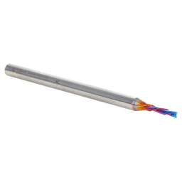 1.5mm x 50mm Down-Cut Spektra Extreme Tool Life Coated Spiral Plunge Bit, 2-Flute, 3mm Shank Alt 3 - Image