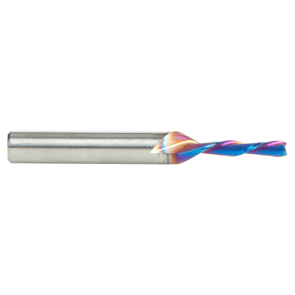 3mm x 50mm Down-Cut Spektra Extreme Tool Life Coated Spiral Plunge Bit, 2-Flute, 6mm Shank Alt 2 - Image