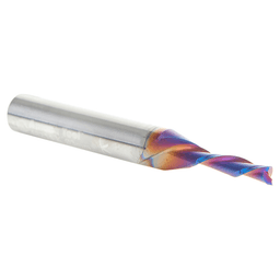 3mm x 50mm Down-Cut Spektra Extreme Tool Life Coated Spiral Plunge Bit, 2-Flute, 6mm Shank Alt 3 - Image