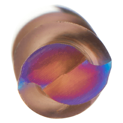 6mm x 63mm Down-Cut Spektra Extreme Tool Life Coated Spiral Plunge Bit, 2-Flute, 6mm Shank Alt 4 - Image