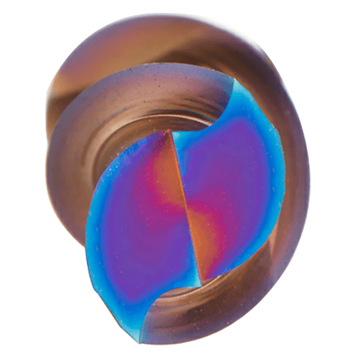 12mm x 75mm Down-Cut Spektra Extreme Tool Life Coated Spiral Plunge Bit, 2-Flute, 12mm Shank Alt 4 - Image