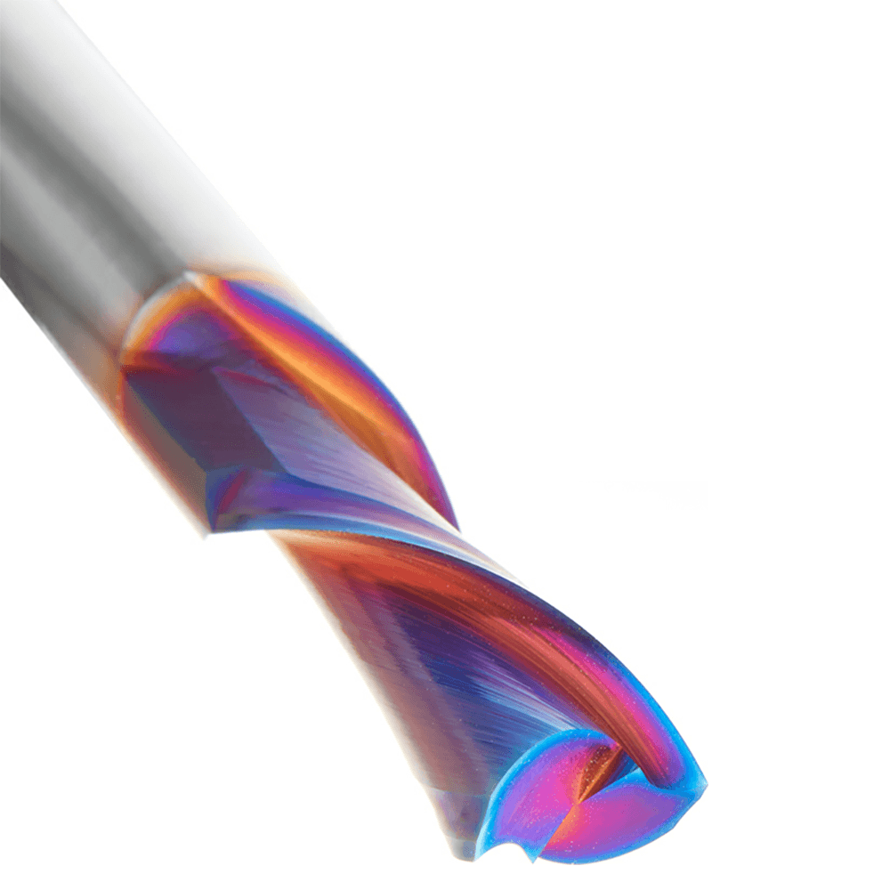 12mm x 75mm Down-Cut Spektra Extreme Tool Life Coated Spiral Plunge Bit, 2-Flute, 12mm Shank Alt 5 - Image