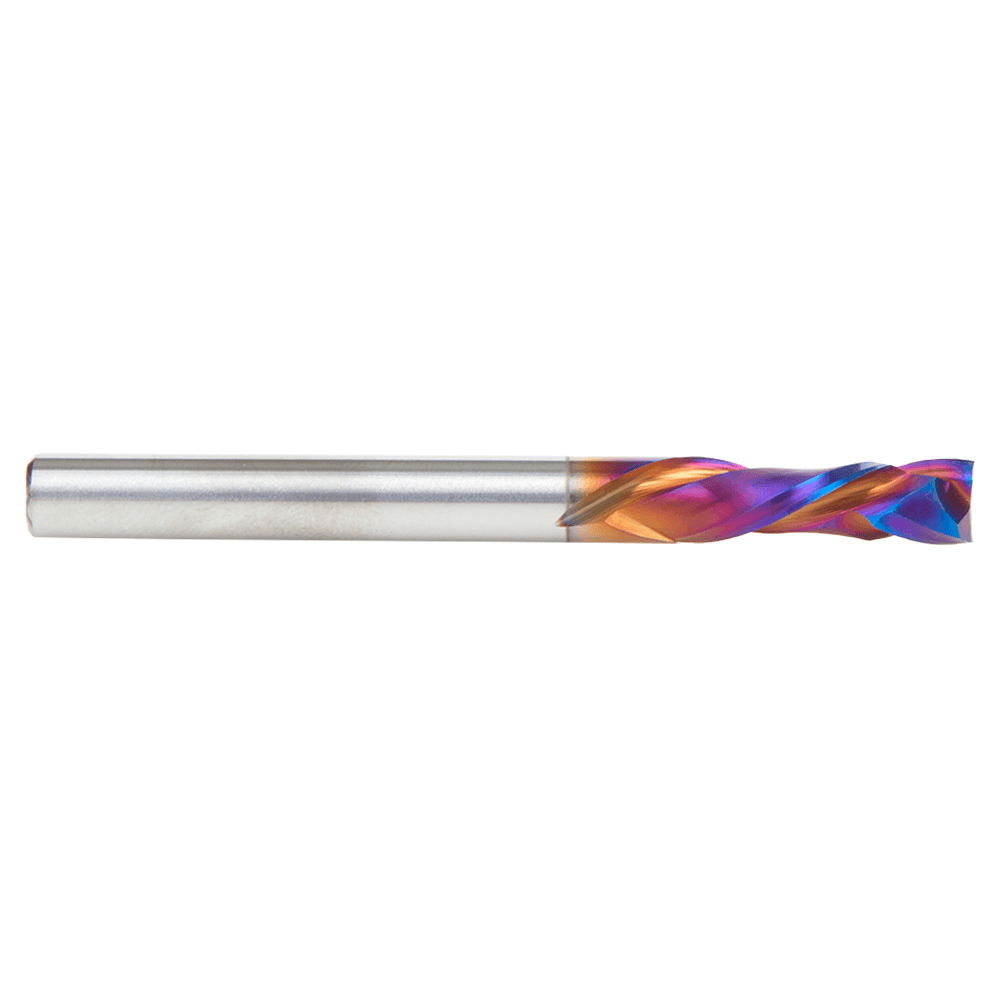 6mm Dia x 20mm CNC Solid Carbide Spektra Extreme Tool Life Coated Compression Spiral Bit, 2 Flute, 6mm Shank Alt 2 - Image