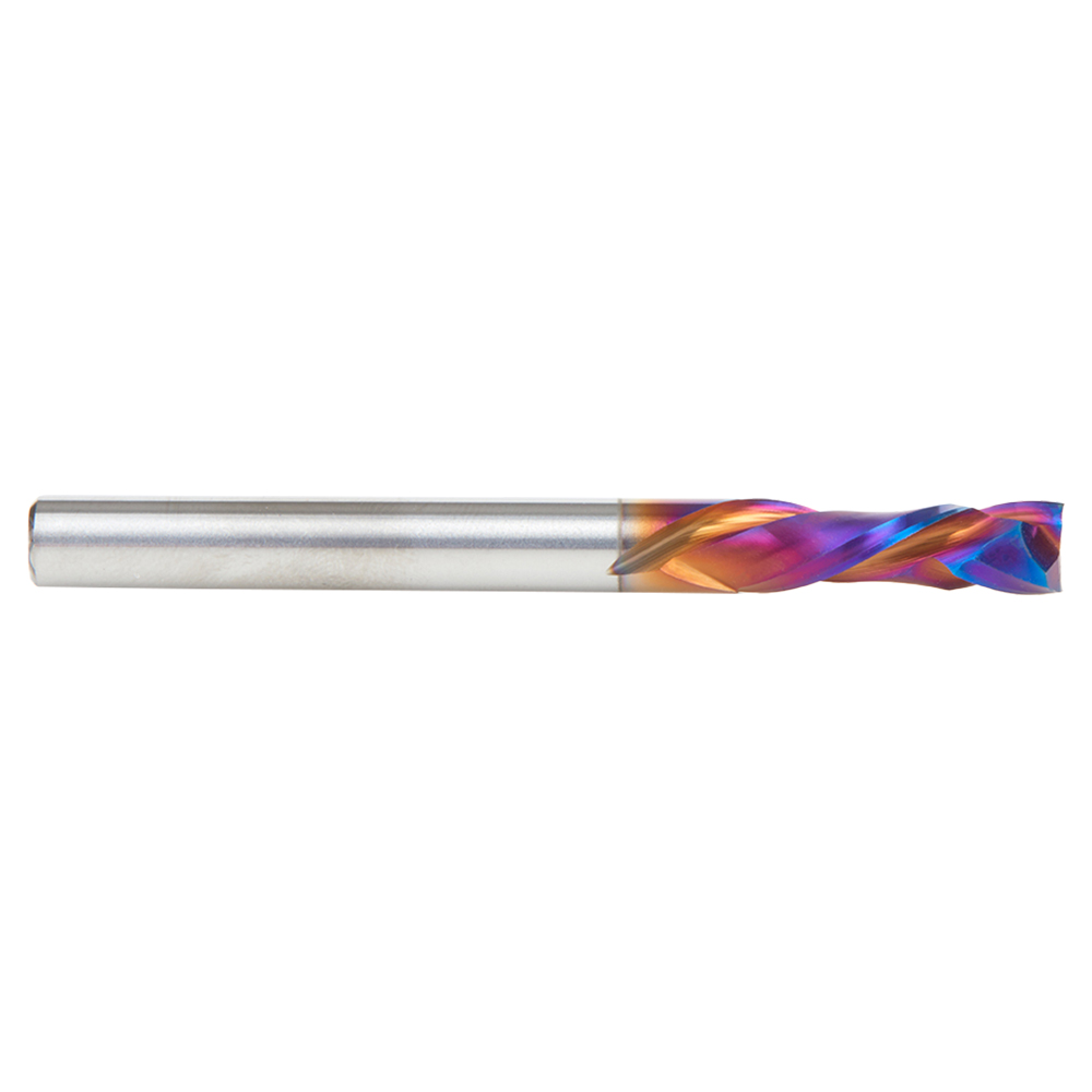 6mm Dia x 20mm CNC Solid Carbide Spektra Extreme Tool Life Coated Compression Spiral Bit, 2 Flute, 6mm Shank Alt 2 - Image