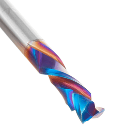 6mm Dia x 20mm CNC Solid Carbide Spektra Extreme Tool Life Coated Compression Spiral Bit, 2 Flute, 6mm Shank Alt 5 - Image
