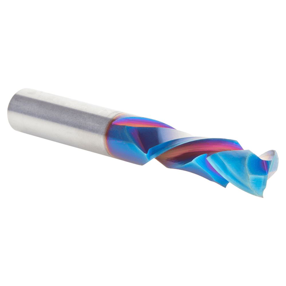 8mm Dia x 25mm CNC Solid Carbide Spektra Extreme Tool Life Coated Compression Spiral Bit, 2 Flute, 8mm Shank Alt 3 - Image
