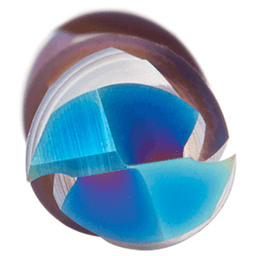 8mm Dia x 32mm CNC Solid Carbide Spektra Extreme Tool Life Coated Compression Spiral Bit, 2 Flute, 8mm Shank Alt 3 - Image