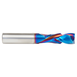 10m Dia m x 25mm CNC Solid Carbide Spektra Extreme Tool Life Coated Compression Spiral Bit, 2 Flute, 10mm Shank Alt 2 - Image