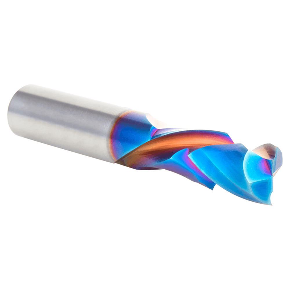 10m Dia m x 25mm CNC Solid Carbide Spektra Extreme Tool Life Coated Compression Spiral Bit, 2 Flute, 10mm Shank Alt 3 - Image