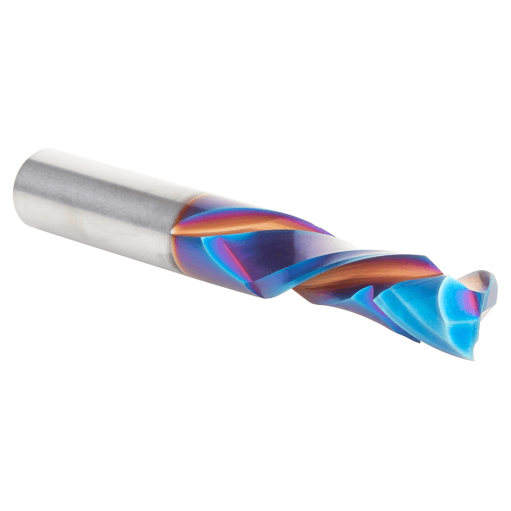 10m Dia m x 32mm CNC Solid Carbide Spektra Extreme Tool Life Coated Compression Spiral Bit, 2 Flute, 10mm Shank Alt 3 - Image