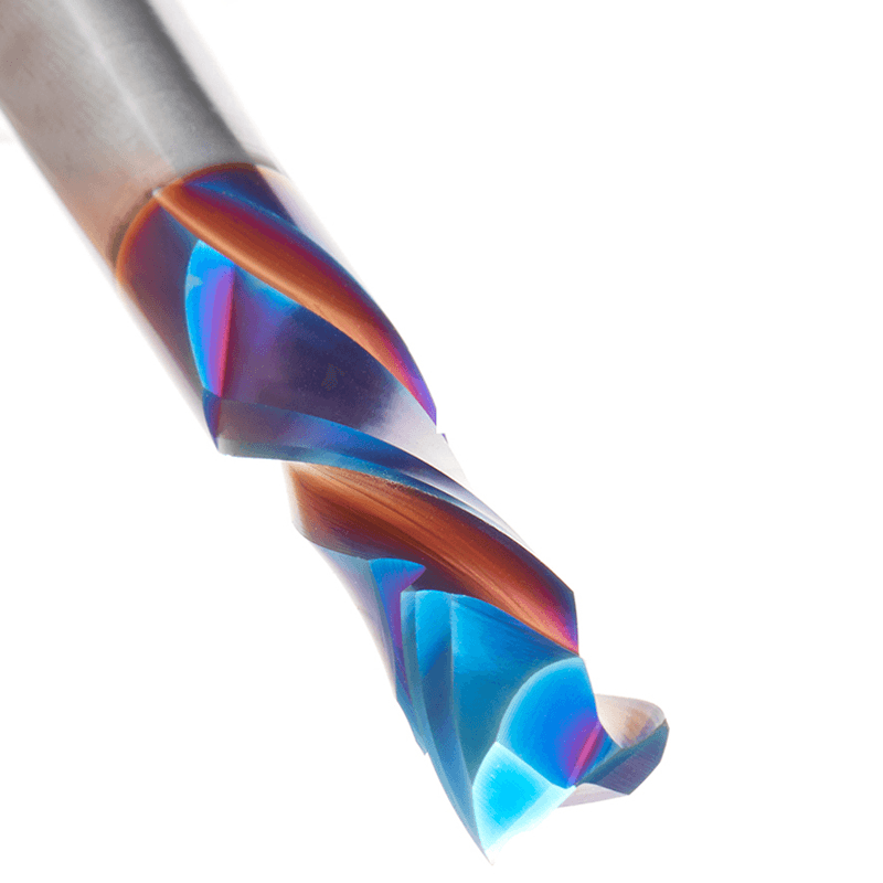 10m Dia m x 32mm CNC Solid Carbide Spektra Extreme Tool Life Coated Compression Spiral Bit, 2 Flute, 10mm Shank Alt 5 - Image