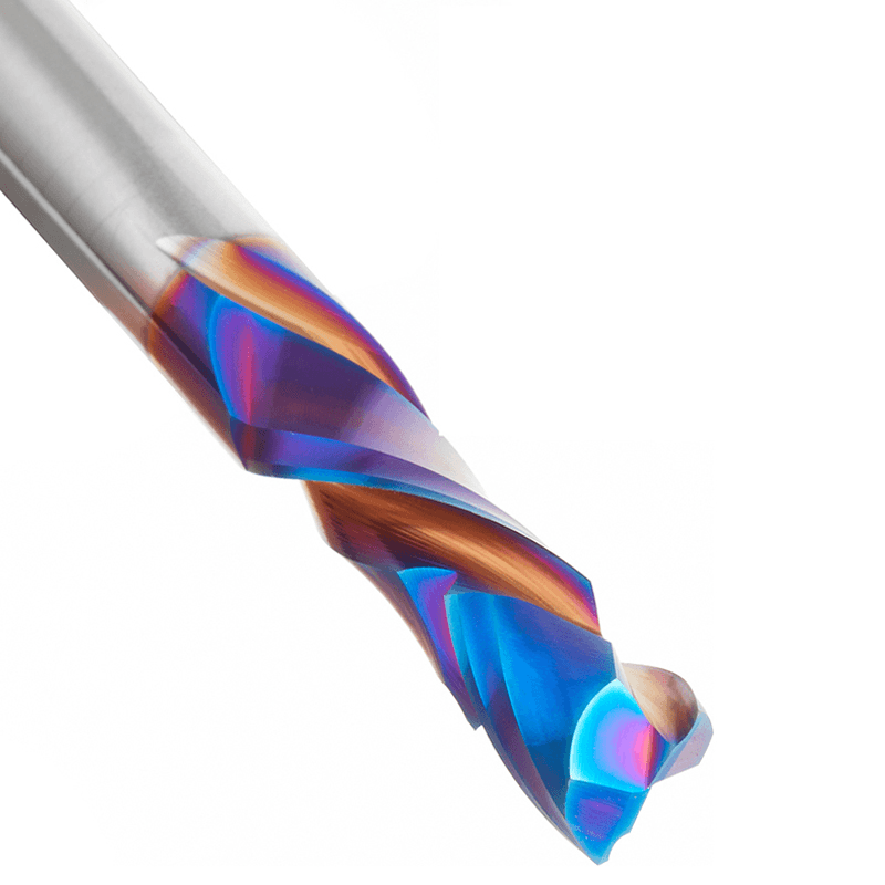 10m Dia m x 35mm CNC Solid Carbide Spektra Extreme Tool Life Coated Compression Spiral Bit, 2 Flute, 10mm Shank Alt 5 - Image