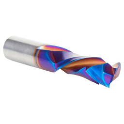 12m Dia m x 32mm CNC Solid Carbide Spektra Extreme Tool Life Coated Compression Spiral Bit, 2 Flute, 12mm Shank Alt 3 - Image