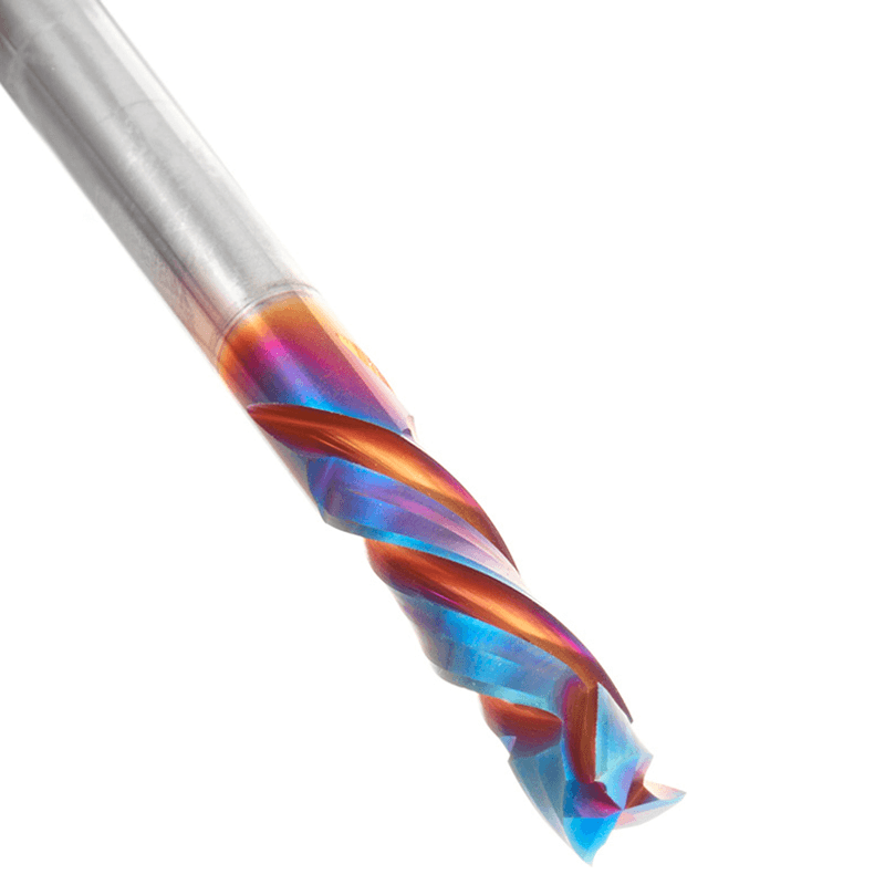 6mm x 22mm CNC Solid Carbide Spektra Extreme Tool Life Coated Compression Spiral Bit, 3-Flute, 6mm Shank Alt 5 - Image