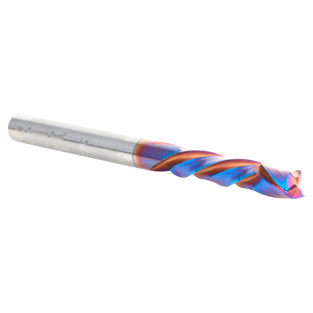 6mm x 28mm CNC Solid Carbide Spektra Extreme Tool Life Coated Compression Spiral Bit, 3-Flute, 6mm Shank Alt 3 - Image