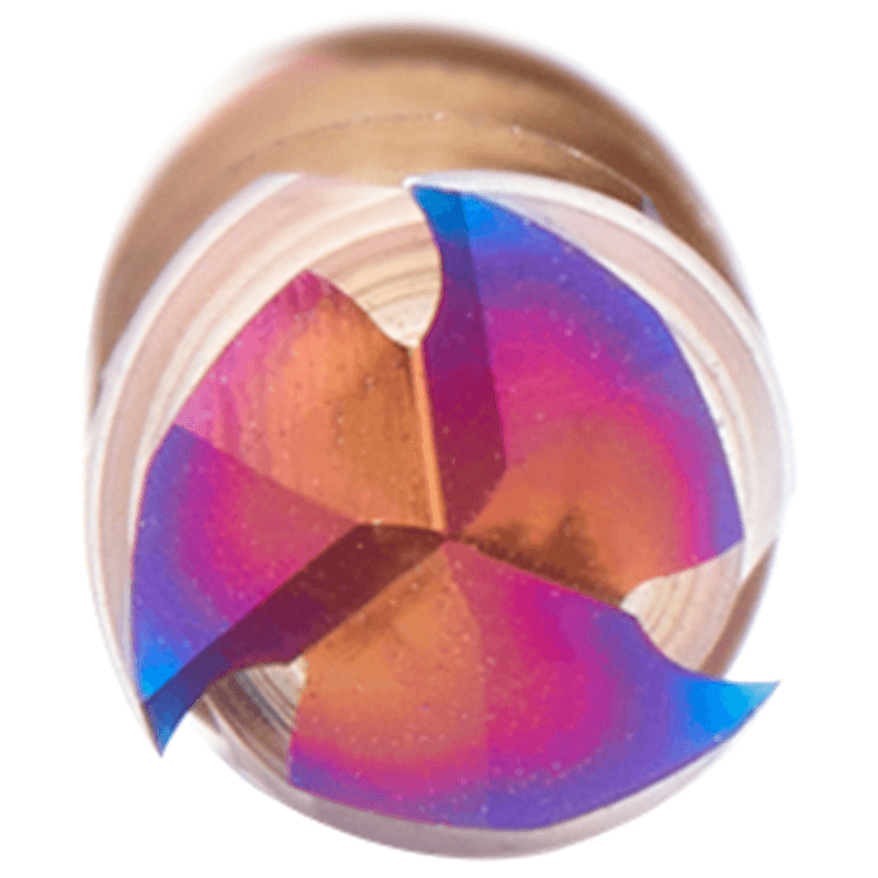 6mm x 28mm CNC Solid Carbide Spektra Extreme Tool Life Coated Compression Spiral Bit, 3-Flute, 6mm Shank Alt 4 - Image
