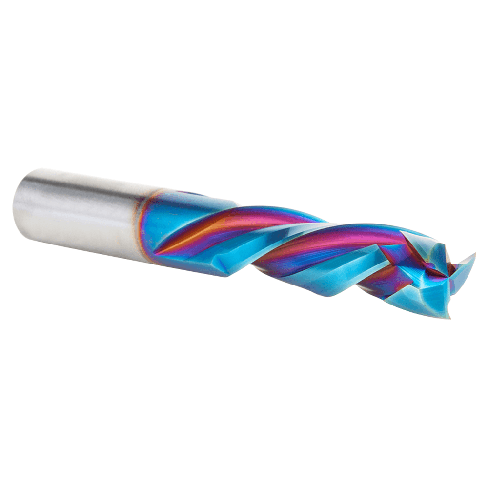 12mm x 41mm CNC Solid Carbide Spektra Extreme Tool Life Coated Compression Spiral Bit, 12mm Shank Alt 3 - Image