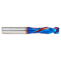 8mm Dia x 25mm CNC Solid Carbide Spektra Extreme Tool Life Coated Mortise Compression Spiral Bit, 2 Flute, 8mm Shank Alt 2 - Image