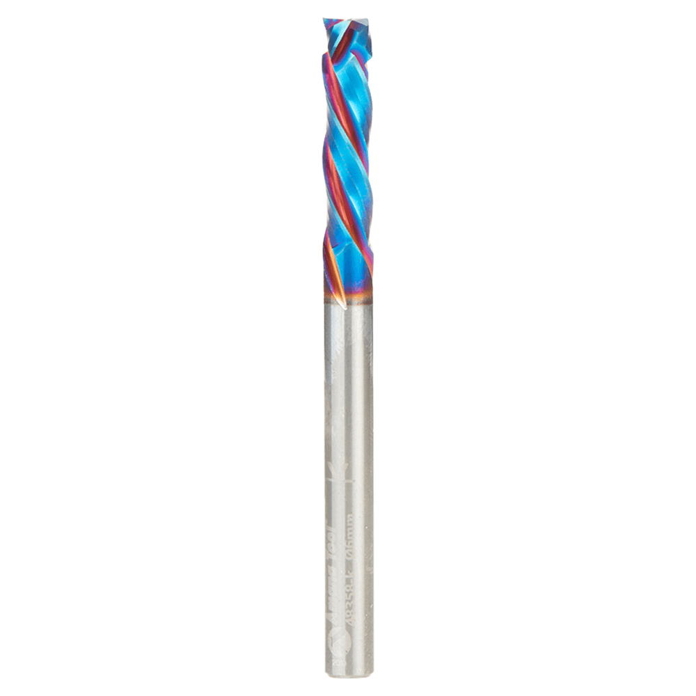 6mm Dia x 25mm CNC Solid Carbide Spektra Extreme Tool Life Coated Mortise Compression Spiral Bit, 2 Flute, 6mm Shank Main - Image