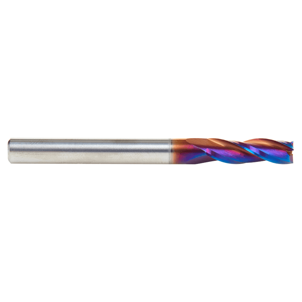 6mm x 63mm Solid Carbide Up-Cut Spektra Extreme Tool Life Coated Spiral Router Bit, 3-Flute, 6mm Shank Alt 2 - Image
