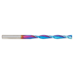 6mm x 100mm Solid Carbide CNC Spektra Extreme Tool Life Coated Foam Cutting Up-Cut Square End Spiral Router Bit, 2-Flute, 6mm Shank Alt 2 - Image