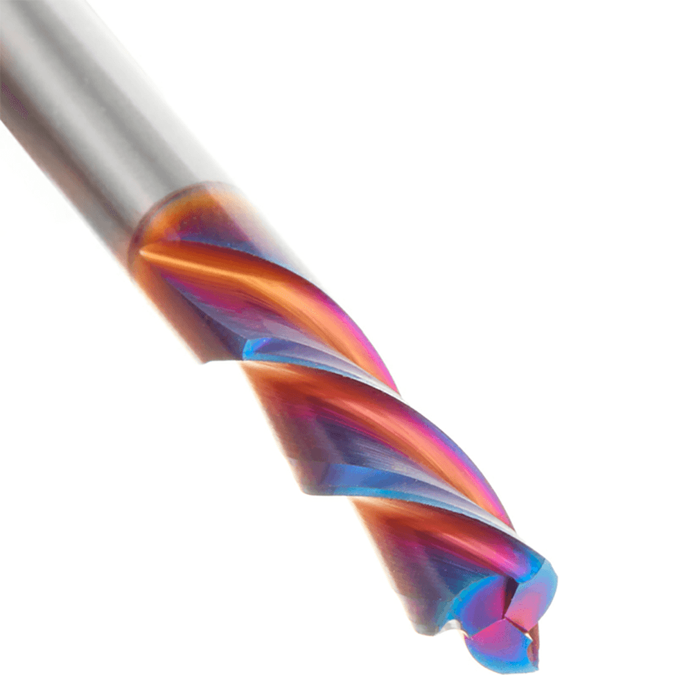 6mm x 63mm Down-Cut Spektra Extreme Tool Life Coated Spiral Plunge Bit, 3-Flute, 6mm Shank Alt 5 - Image