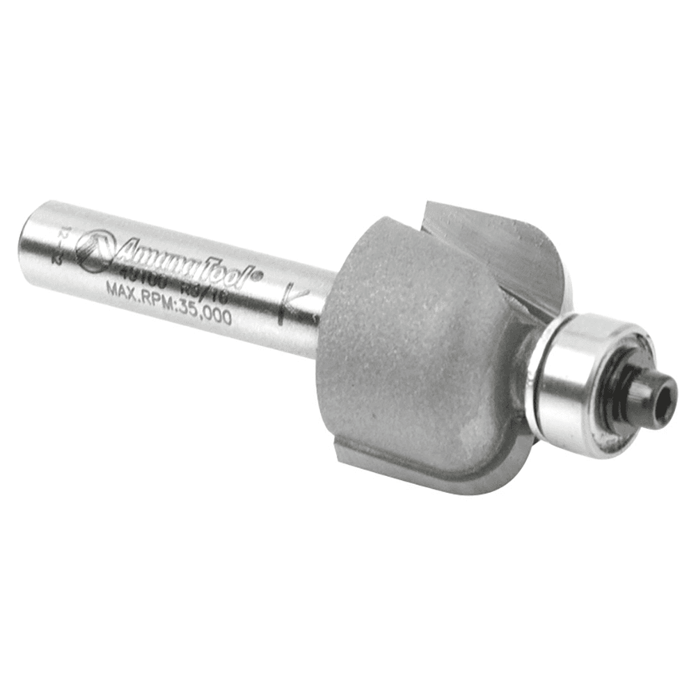 3/4" x 3/16" Radius Cove Router Bit, 2-Flute, 1/4" Shank - Alt Image 2