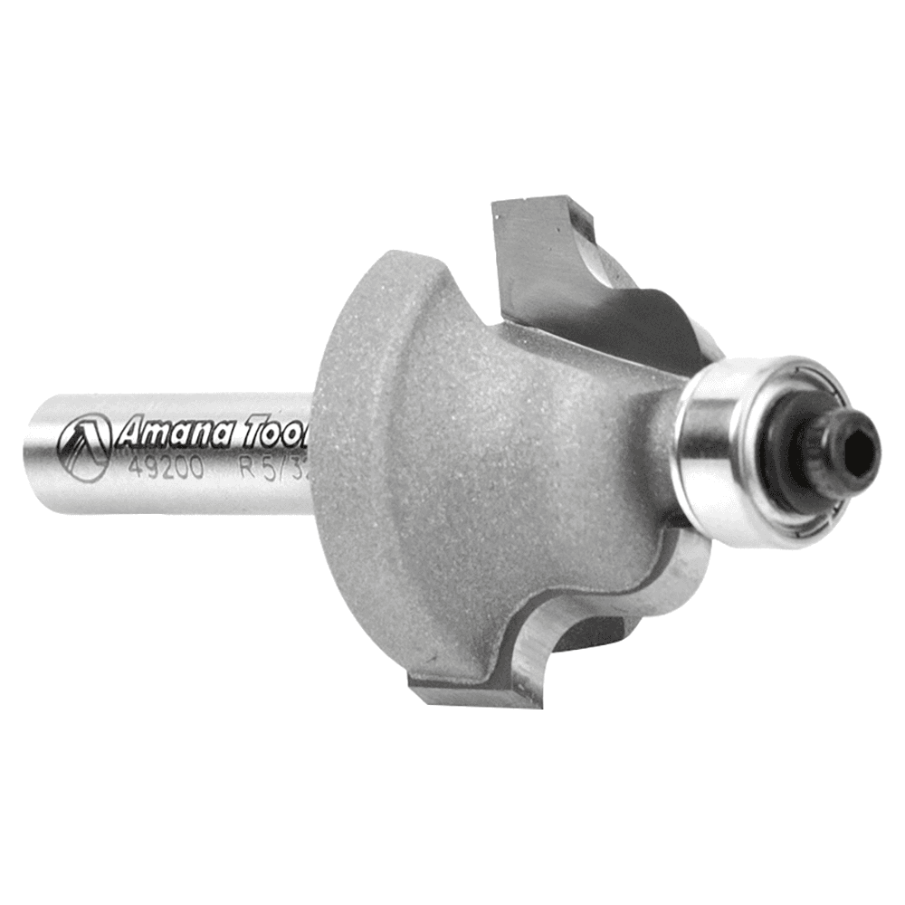 1" Dia x 5/8" Carbide Tipped Roman Ogee Bit, 5/32 Radius, 1/4" Shank Alt 3 - Image