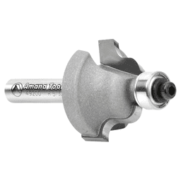 1" Dia x 5/8" Carbide Tipped Roman Ogee Bit, 5/32 Radius, 1/4" Shank Alt 3 - Image