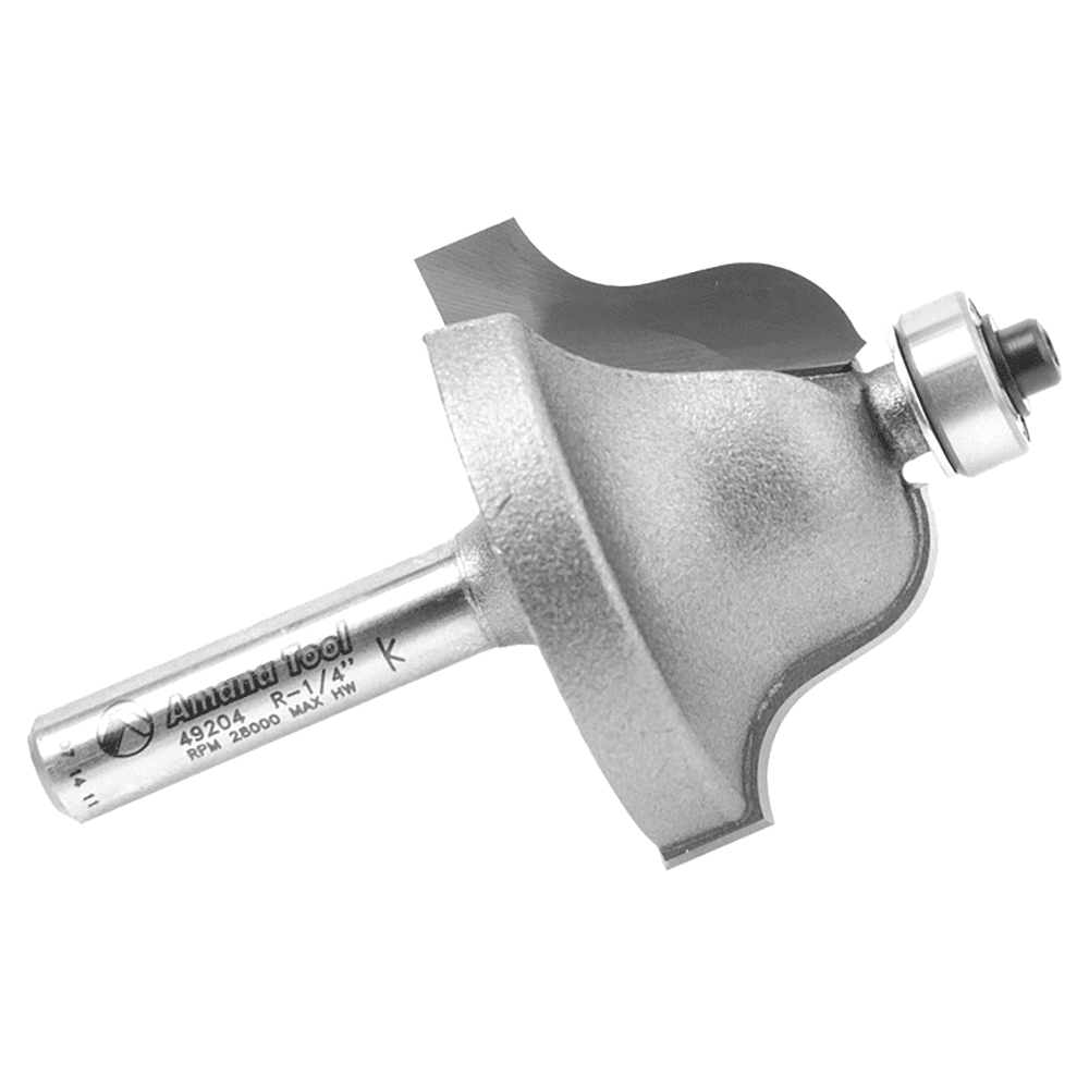 1-3/8" Dia x 13/16" Carbide Tipped Roman Ogee Bit, 1/4" Radius, 1/4" Shank Alt 2 - Image
