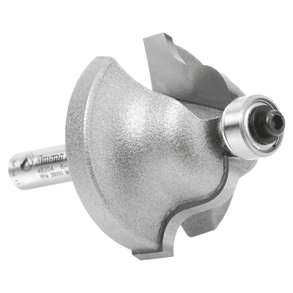1-3/8" Dia x 13/16" Carbide Tipped Roman Ogee Bit, 1/4" Radius, 1/4" Shank Alt 3 - Image