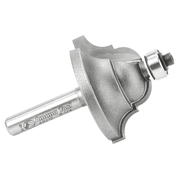 1-3/8" Dia x 7/8" Carbide Tipped Double Roman Ogee Bit, 1/4" Radius, 1/4" Shank Alt 2 - Image