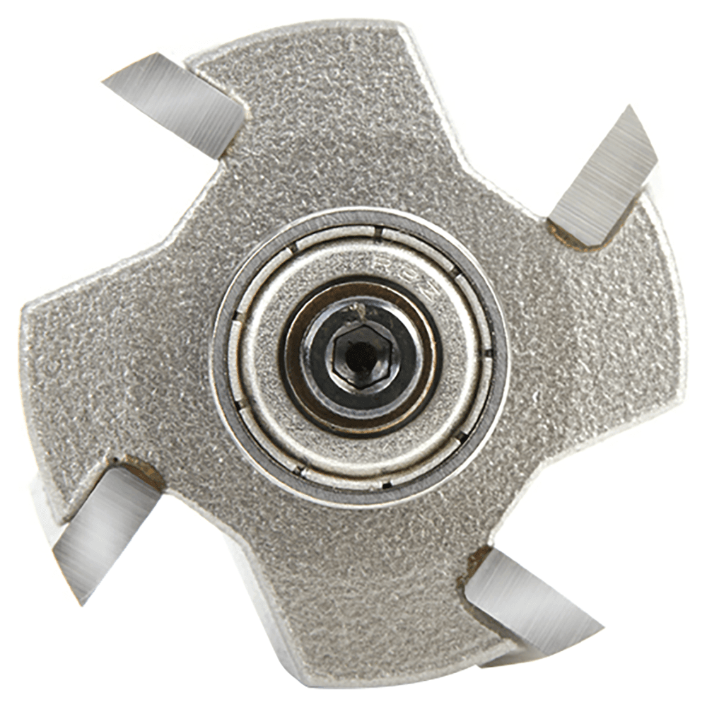 1-1/4" Dia x 1/2" Multi-Rabbet Four Different Rabbet Bit, 1/2" Shank, 4 Flute, Up-Shear Alt 5 - Image