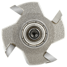 1-1/4" Dia x 1/2" Multi-Rabbet Four Different Rabbet Bit, 1/2" Shank, 4 Flute, Up-Shear Alt 5 - Image