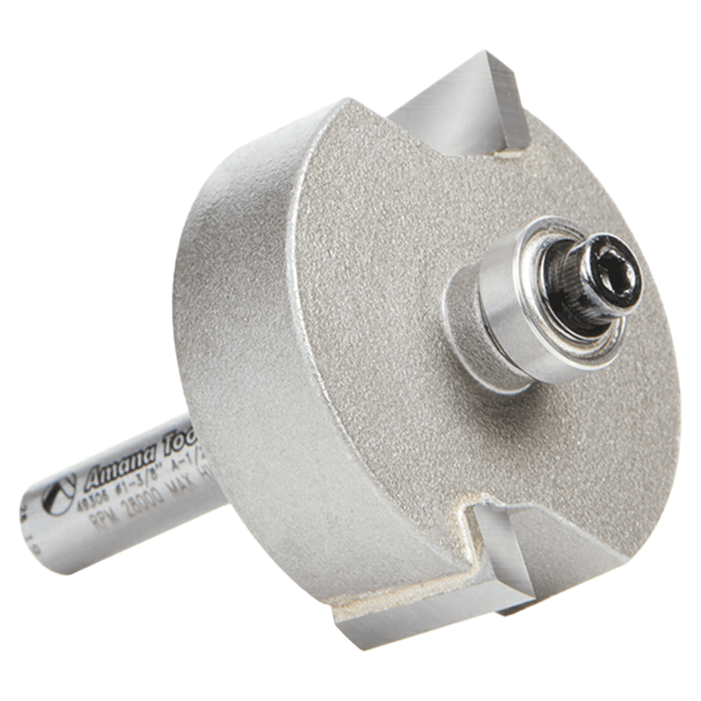 1/2" Depth x 1-3/8" Dia x 1/2" Rabbeting Bit, 1/4" Shank Alt 3 - Image