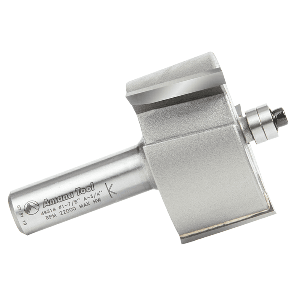3/4" Depth x 1-7/8" Dia x 1" Rabbeting Bit, 3-Flute, 1/2" Shank Alt 2 - Image