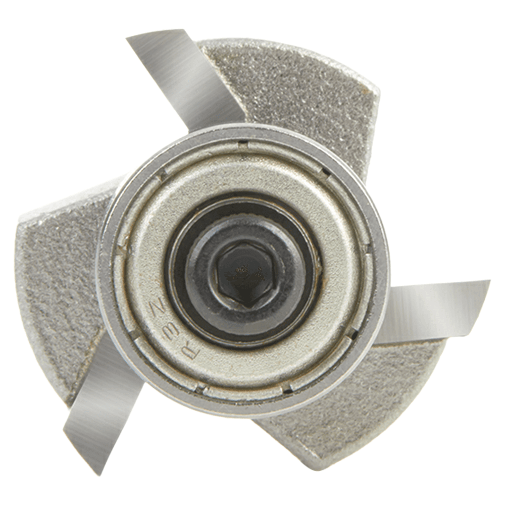 7/8" Dia x 1/2" Multi-Rabbet Four Different Rabbet Bit, 1/4" Shank, 3 Flute Alt 4 - Image