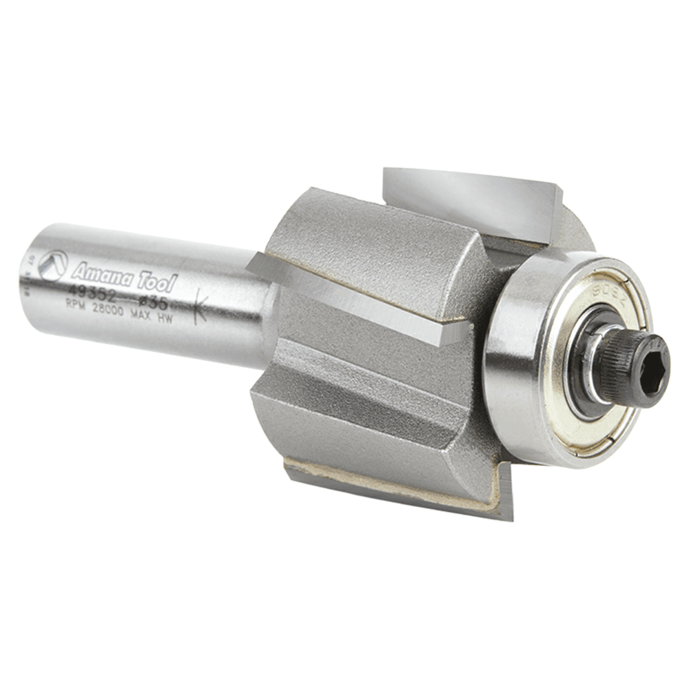 1-3/8" Dia x 1" Multi-Rabbet Five Different Rabbet Bit, 1/2" Shank, 4 Flute Alt 3 - Image