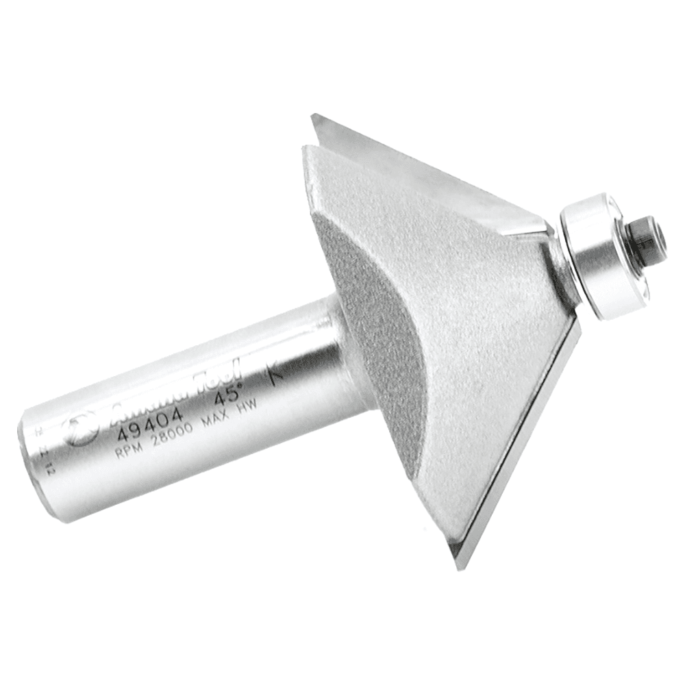 1-31/32" Dia x 3/4" Carbide Tipped Chamfer Bit, 45°, 1/2" Shank Alt 2 - Image