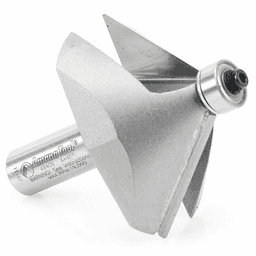 2-3/8" x 2-7/8" Chamfer Router Bit, 2-Flute, 1/2" Shank - Alt Image 2