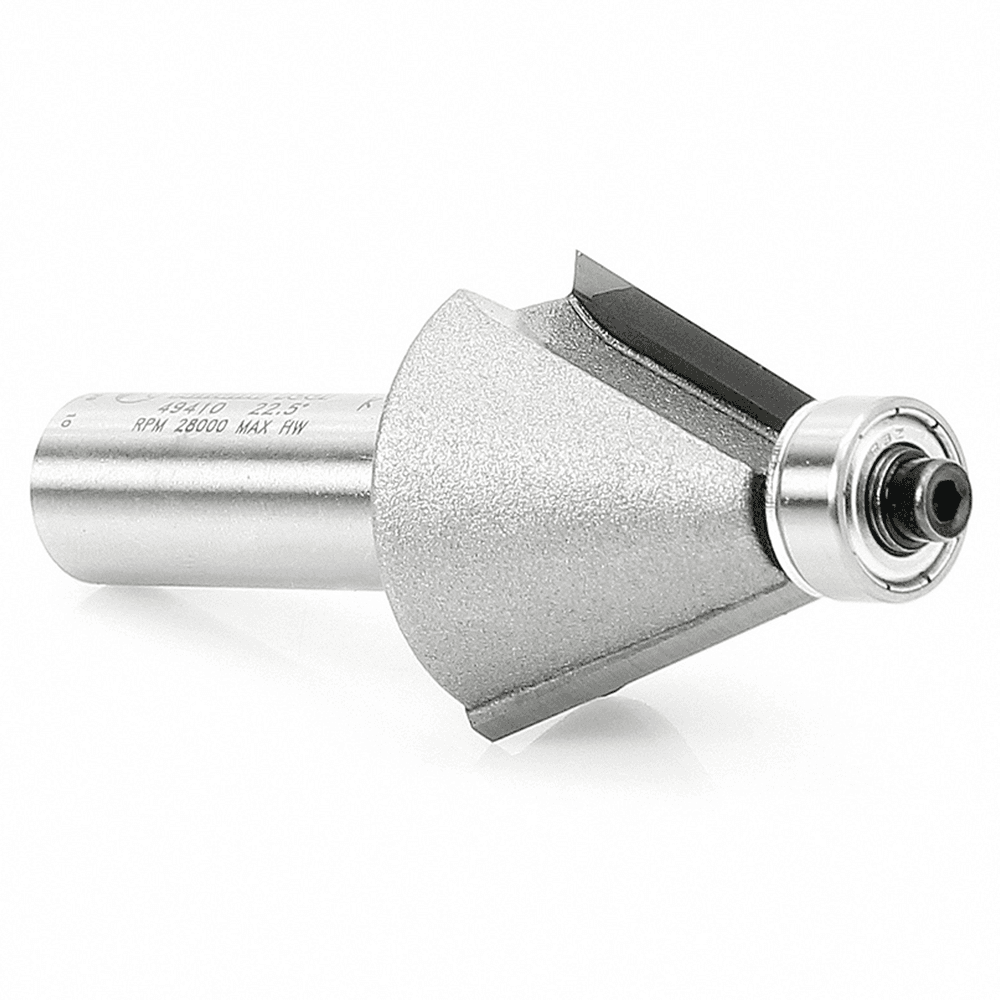 1-1/4" x 2-7/8" Chamfer Router Bit, 2-Flute, 1/2" Shank - Alt Image 2