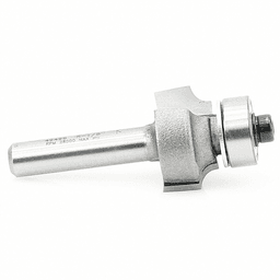 2" x 1/8" Radius Corner Rounding Bit with Ball Bearing Guide, 2-Flute, 1/4" Shank - Alt Image 1